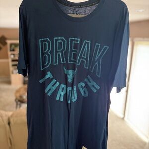 Under Armour Blue Short Sleeve Tee Break Through